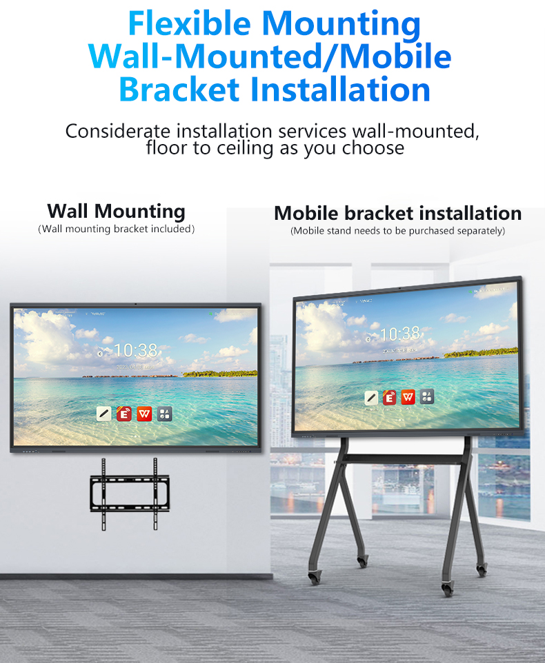 105-Inch Touch Screen Interactive Whiteboard
