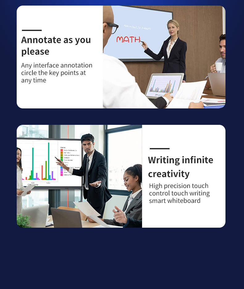 100'' Inch 4K Interactive Smart Board