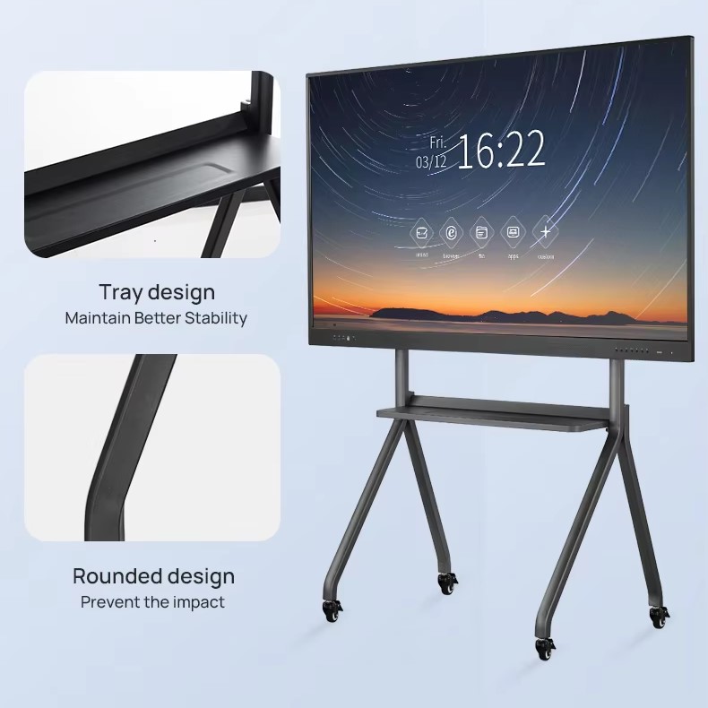 tv mobile stand with wheels