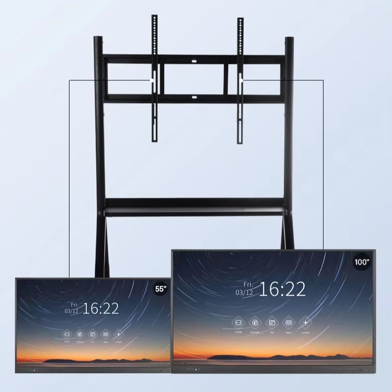 tv mobile stand with wheels