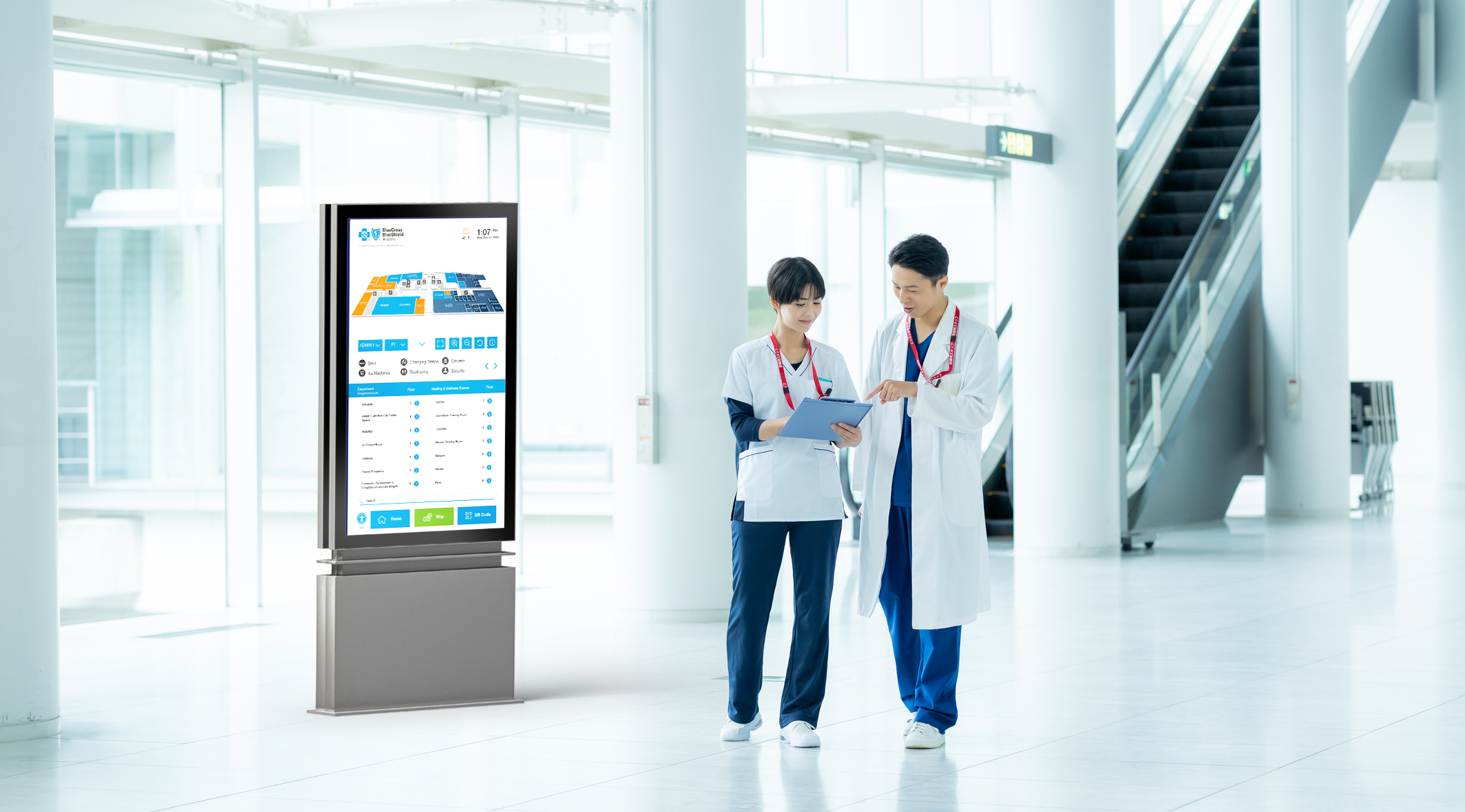 healthcare digital signage displays
