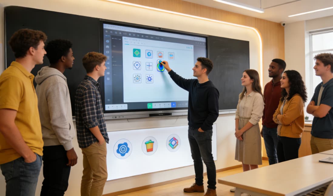 Dual mode smart teaching board